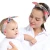 Import Lattice/Points Printing Rabbit Ears Elastic Hairband Parenting Headband from China