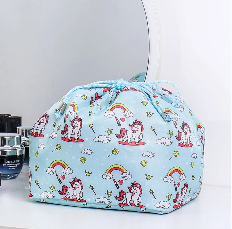 Lazy Travel  Cosmetic Makeup Organizer Bag  Toiletry Bag with Drawstring