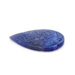 LD & Company Natural Tanzanite 40.95 Ct, Pear Shape Top Quality Vintage Handmade Curved Untreated Loose Gemstone For jewelry