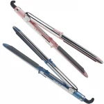 LDY new blue Pro nano titanium stainless steel plate chapinha hair straightener flat iron