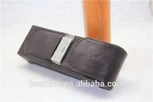 Leather Cigar Accessories Cigar Case with Cigar Cutter