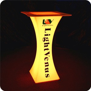 LED bar table/led cocktail table/lighted tables