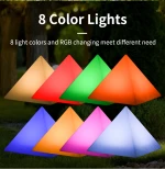 Led Waterproof Illuminated Swimming Pool Ball BSCI Changing Solor Light Large Outdoor Lighted Christmas Balls