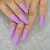 Import Light Purple Soild Color Fake Nail Medium Matte High Quality Nails Artificial  Daily Color Nail Art Tips L5703 from China