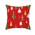 Linen Cotton  Happy New Year Christmas Gift Decoative Santa claus Snowman Printing  Cushion Cover Pillow Cover