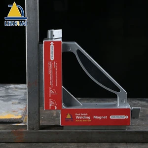 LISHUAI Dual Switch 90 Degree Magnet Squares/On/Off Strong Neodymium Magnetic Holder/Welding Clamp WM2-90S