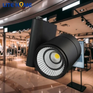 LiteHome High Quality Ip20 35w 40w Cob Led Spot light Ce Rohs Car dealership Commercial  Led Module  Shop Track Light