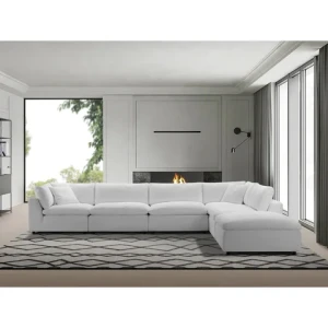 Living Room Sofa Luxe Feather And Down Armless Chair