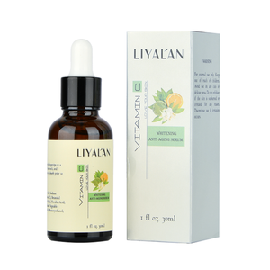 LIYALAN OEM wholesale private label best whitening face skin care pure Natural organic hyaluronic acid with vitamin c serum