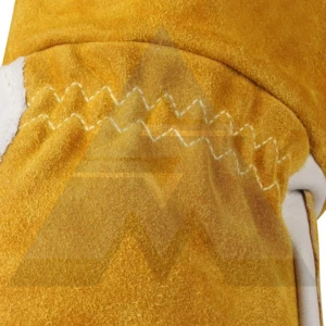 Long Cow Split Cuff Heavy Duty Welding Gloves Welding Gloves Wear-resistant Heat Resistant Welder Gloves