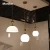 Import Long Term Use Decoration Interior Iron Glass Material 1Arms Chandelier Light from China