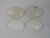 Import Loose Beads and Cabochons White quartzite jade 18*20mm oval cabochon semi precious stones from Hong Kong