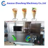Low price conical pizza making forming machine /pizza cone display warmer