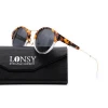LS7006 italy brand custom women men cat 3 uv400 tac polarized acetate wood sun glasses sunglasses