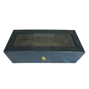 luxury high quality printing magnetic closure box sock packaging with velvet