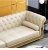 Import Luxury Modern Design Living Room Furniture Sets 304 Stainless Steel Italian Leather Sofa Set from China