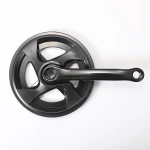 Made in china wholesale custom cnc machining city bike crankset with stylish chain guard bicycle crankset road 165mm