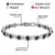 Import MagEnergy Magnetic Stainless Steel Women Bracelet Black Crystals Health Jewelry from China