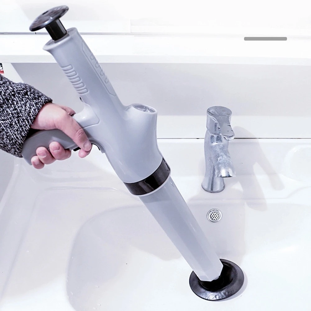 Magic Toilet Plunger Sink Plunger Drain Jet Air Drain Blaster High Air Pressure Sink Plunger for Toilet Unclogged
