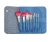 Import Makeup Brush Bag Ostrich Pattern Different Colors Optional from China