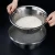 Import Manufacture direct offer 5 size rice sieve 304 stainless steel colander strainer R08-03 from China