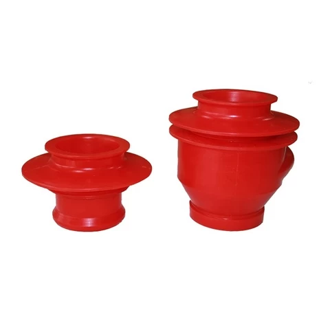Manufacturer customized  wear-resisting   custom size color   rubber red  PU parts