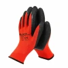 manufacturer good stable quality natural rubber latex safety gloves mens work gloves black ppe gloves