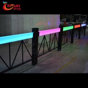 Manufacturers Direct Waterproof LED PE Rail with inside white or multi-color light and outside white or customized-color shell