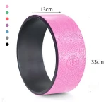 Massage Yoga Wheel Waist Abdominal Fitness Gym Home Exercise Accessories Workout Roller Pilates Ring Equipment
