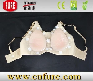 medical CE black fake silicone breast with multi size for woman