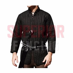 Medieval Padded Overcoat SCA WMA LARP Arming Jacket,medieval gambeson,padded armor,Aketon,