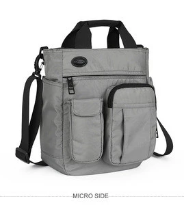 Men Multifunctional Shoulder Messenger Bag Waterproof Nylon Travel Handbag Large Capacity Storage Bags
