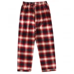 Mens Casual Trends Classical soft Cotton woven Buffalo Plaid Flannel Sleepwear long Loungewear Pj Bottoms flannel Pajama Pants
