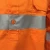 Import Mens cotton workwear with twill orange silver tape from China