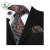 Import Mens Grey Paisley Floral Cravat Neckties Silk Ascot Pocket Square Set from China