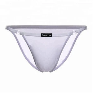 Mens sexy briefs External regulation underwear Ultra-thin silky temptation of mens underwear