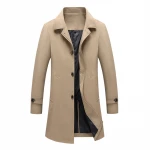 Mens Trench Coat 2021 Mens Spring Autumn Trench Jackets Men Blazers Designs Slim Business Casual Outerwear Coat Male Clothes