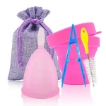 Menstrual Cup Sterilizer Copa Menstrual Feminine Hygiene Women Menstrual Cup Medical Grade Silicone Lady Menstruation Period Cup