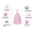Import Menstrual  silicone menstrual cup cycle period cup from China