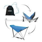 Metal folding foot rest chair low seat cushions