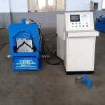 Metal material roof sheet making ridge cap roll forming machine tile making machinery