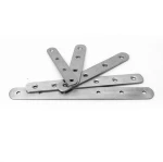 Metal Stamping Parts Funiture Hardware Stainless Steel Flat Steel Brackets Straight Mending Plates Repair Fixing Corner Brace