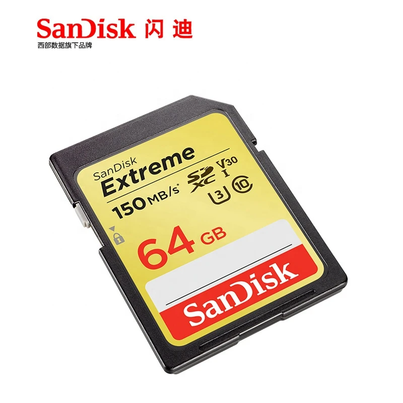 Mi cro SD Extreme gold card 32G 64G 128G high speed 150M/s digital video camera SLR large memory card for san disk