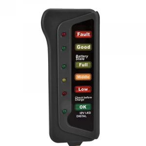 Mini 12V  Auto Car Battery Tester Digital Alternator Tester 6 LED Lights Display Car Diagnostic Tool
