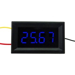 Mini Digital 0.36&quot; Inch LED Display 4 Bits DC0-100V Voltmeter Panel 3 Wires Volt Voltage Meter Tester Detector for Car