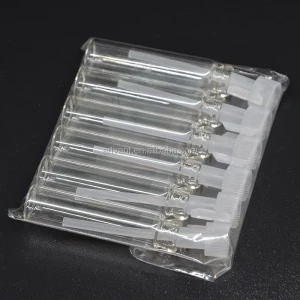 Mini Glass Perfume Small Sample Vials Perfume Bottle 1ml Empty Laboratory Liquid Fragrance Test Tube Trial Bottle