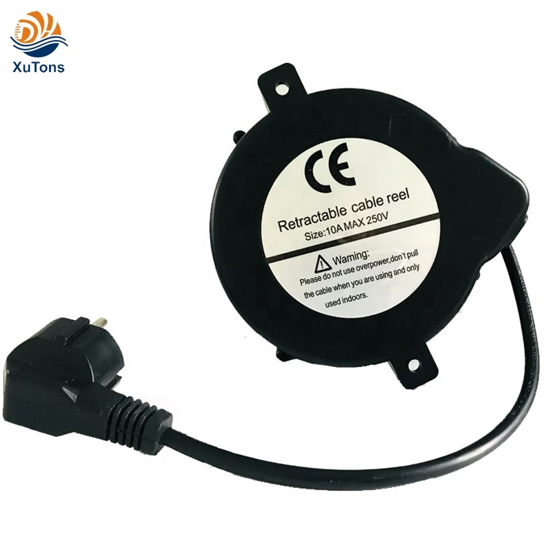 Mini portable AC Power Cord Extension Cable Reel  for medical instruments