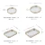 Import Mirror Tray Glass Tabletop Perfume Vanity Home Decor Round Jewelry Metallic Gold Metal Acrylic Serving Decorative Mirror Tray from China