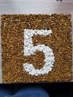 Mixed Colorful Sand Stone for Paving Landscaping Playground