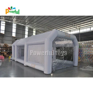 Mobile Portable Inflatable Spray Paint Booth Garage Tent With Filter Car Painting Spray Booths For Cars